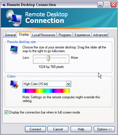 Vista Remote Desktop Connection To Xp